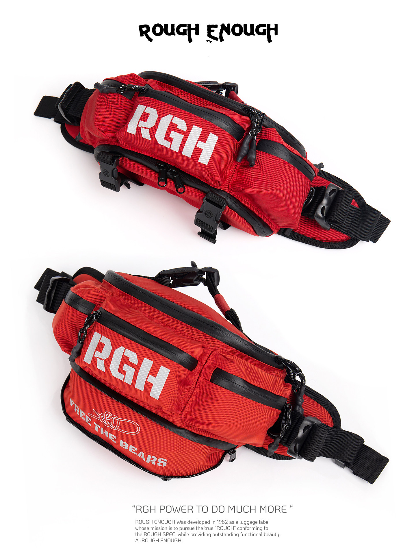 Waterproof Motorcycle Riding Waist Bag Functional Chest Bag - Product image 4