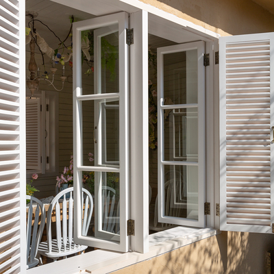 米漫纯原木百叶窗定制颜色可选