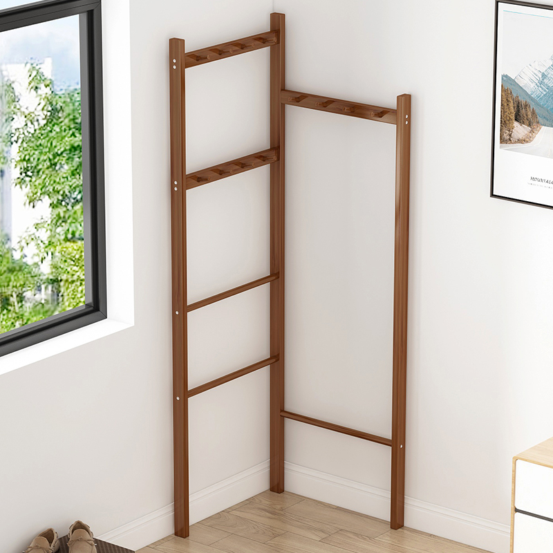 宇泓转角衣帽架落地卧室挂衣架子