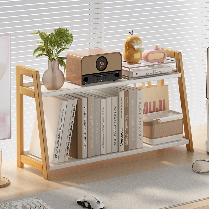 置物架桌面书架多层收纳架家用多功能储物架客厅办公桌上简易架子