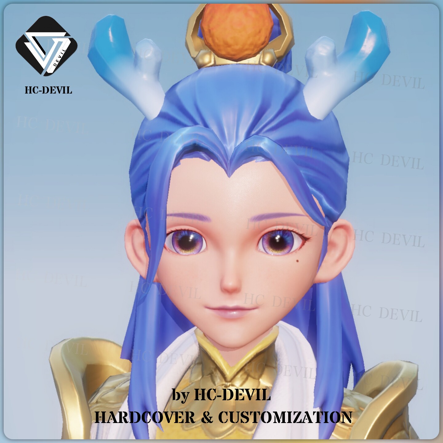 【hc-devill】梦幻西游手游三维3d版龙太子成男捏脸数据