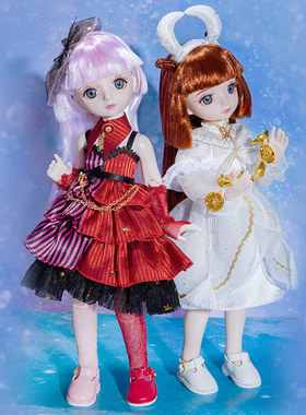 可儿娃娃小可儿·十二星座6分娃娃儿童换装娃娃玩具女孩礼物4916