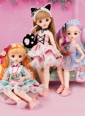 小可儿·调色师2时尚萝莉风换装娃娃26关节体女孩礼物玩具4925