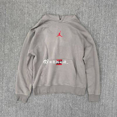 Nike春秋男款Jordan连帽运动卫衣加绒保暖休闲套头衫HV5046-029