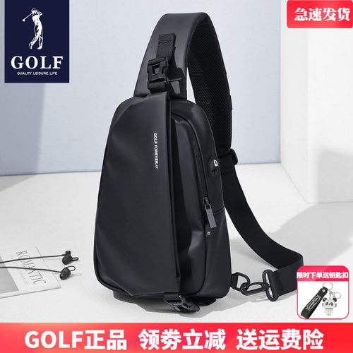 GOLF大容量腰包休闲单肩包