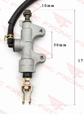 适用川崎ZX/ZXR250 400 750 ZXR400R/200R/750R后刹车上泵一字泵