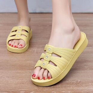 耐磨日常防滑软底柔软休闲舒适凉拖 外穿厚底妈妈新款 拖鞋 女士夏季