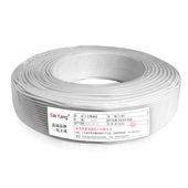 电话线两2芯4芯工程延长线RJ11电话跳线四芯纯铜200米100米300米