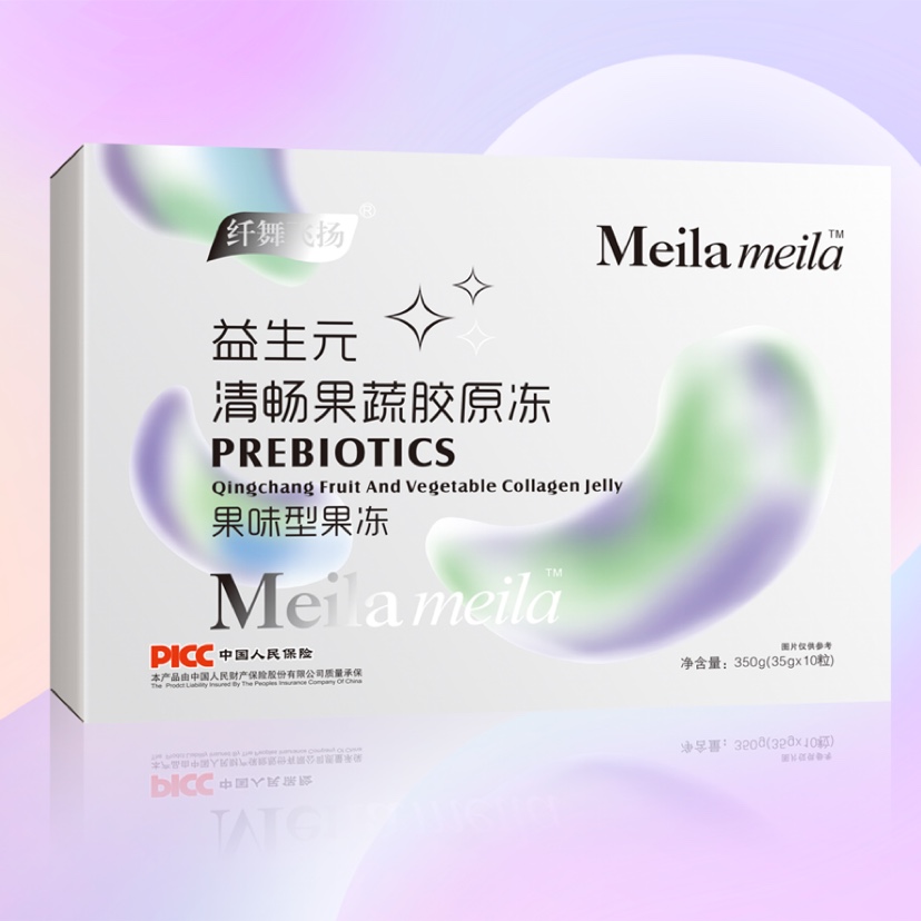 纤舞飞扬益生元清畅果蔬胶原冻酵素果冻