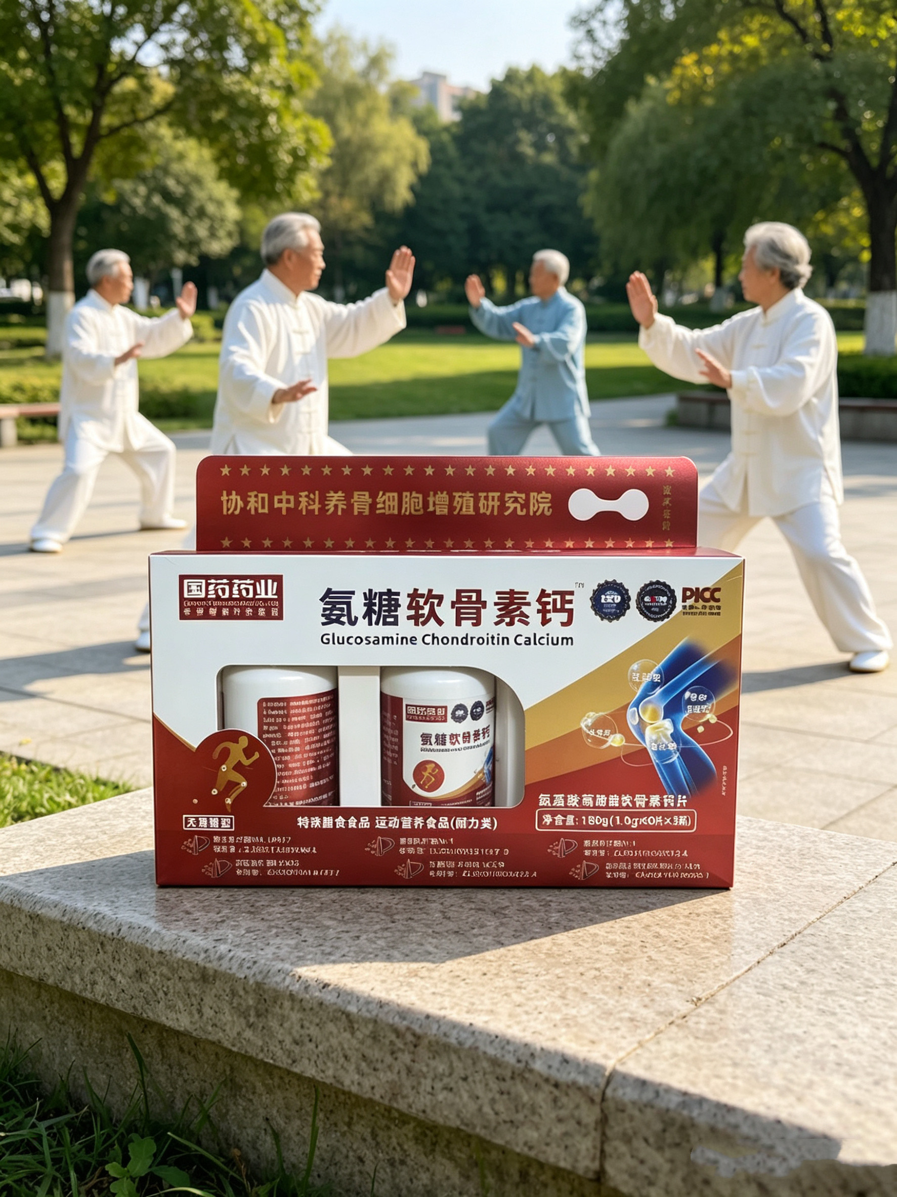氨糖软骨素钙片氨基酸葡萄糖软骨素钙片无蔗糖型
