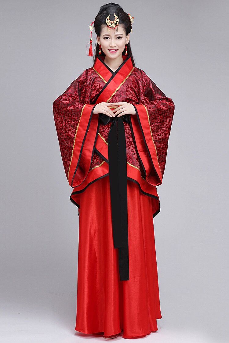 正规曲裾改良女宋朝演出古装汉服
