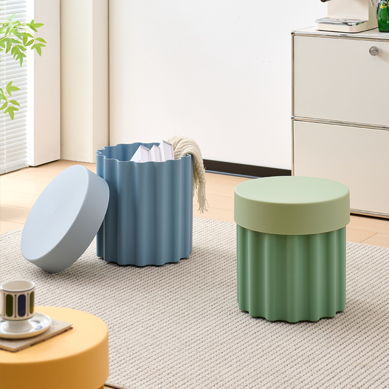 北笙网红家用沙发边几创意收纳角几北欧客厅小茶几储物换鞋凳子