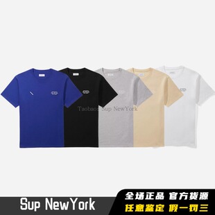现货 Saturdays NYC 正品纽约独立潮牌 小斜线 简约百搭 短袖T恤