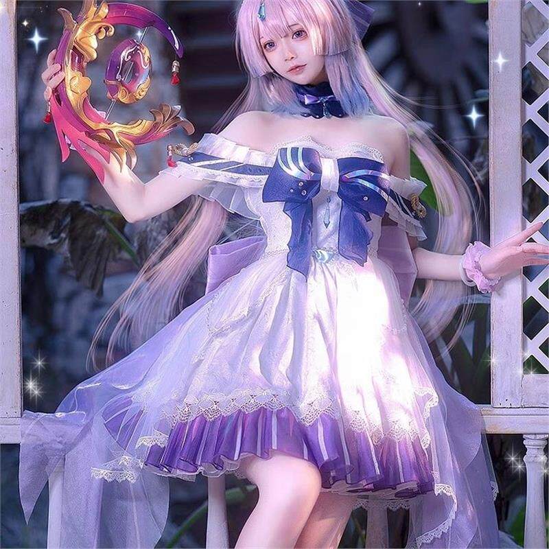 原神cos服 珊瑚宫心海cosplay女装幻世灵梦礼服