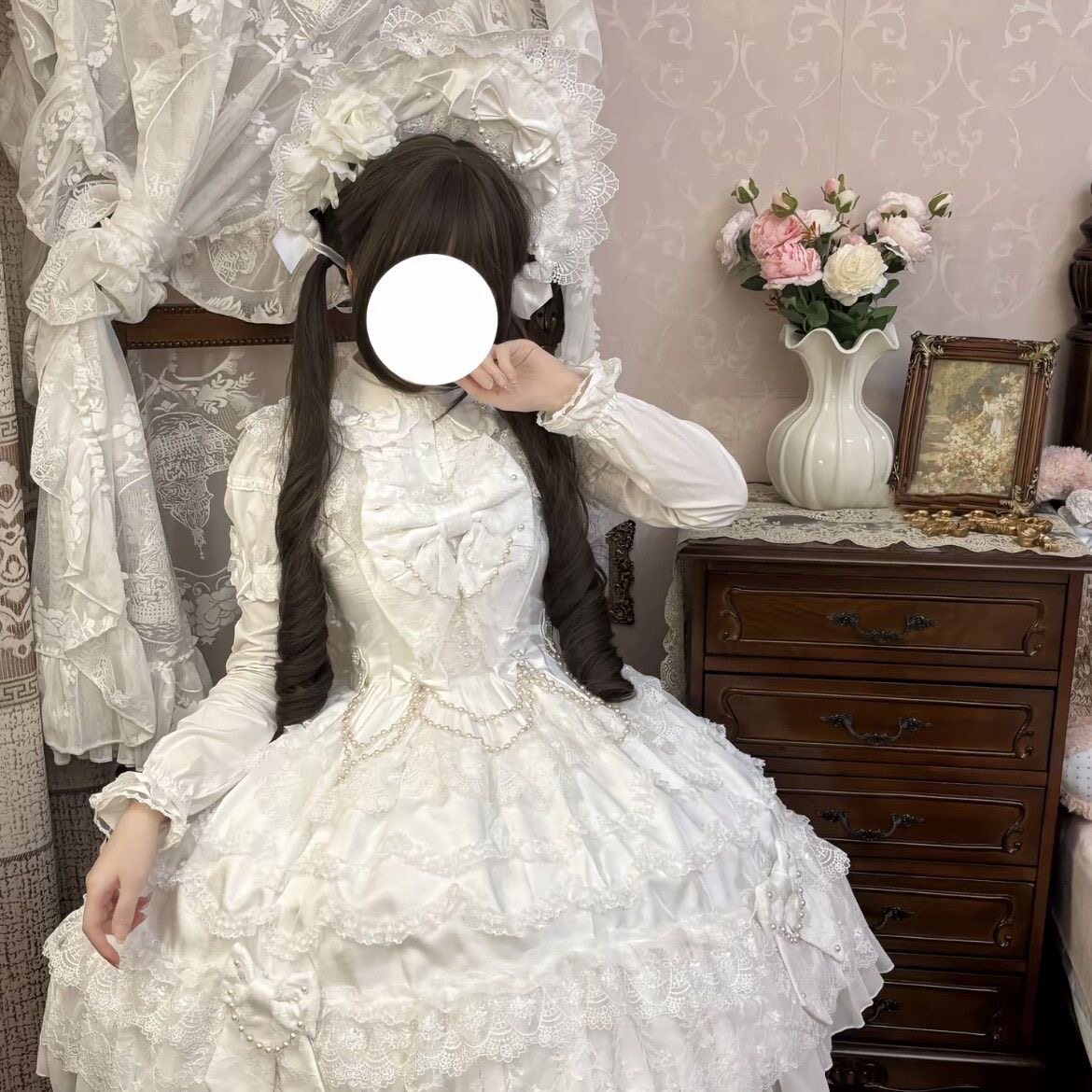 昭和doll洛丽塔洋装花嫁现货图片