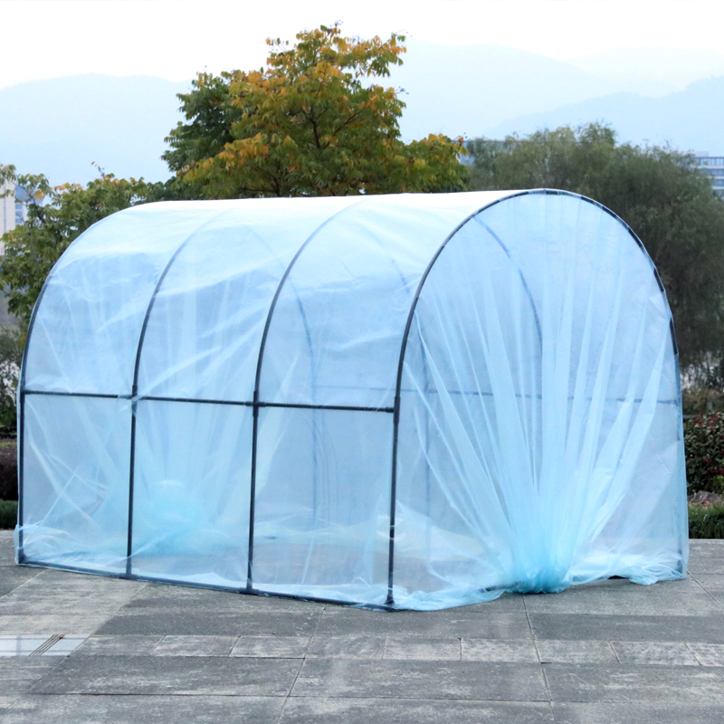 蔬菜保温蔬菜大棚架庭院花架青菜园保温架大型挡雨拱形组装暖房