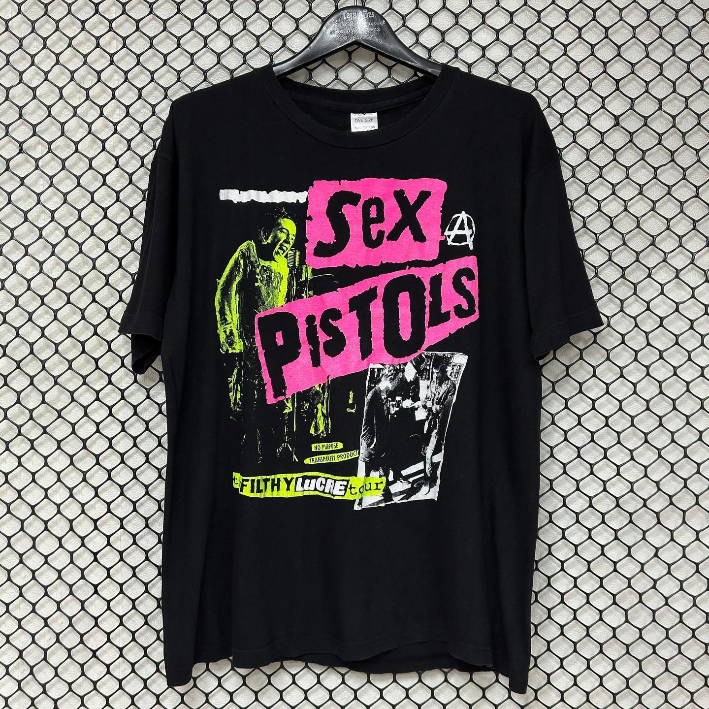 性手枪朋克摇滚乐队美式复古T恤