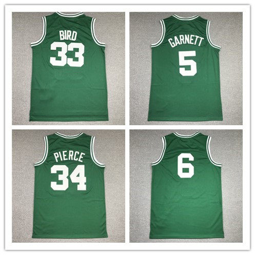 刺绣版凯尔特人5号加内特复古网眼球衣皮尔斯拉塞尔伯德篮球服,运动/瑜伽/健身/球迷用品,篮球服,淘宝优惠券,粉丝福利购,淘宝优惠卷