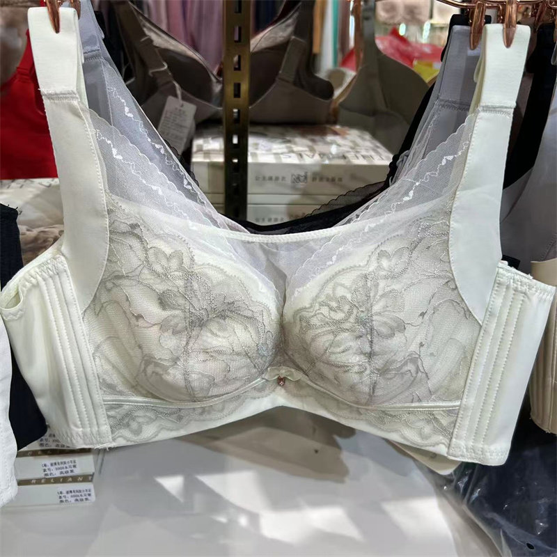 色宴2573大码内衣乳胶全罩杯CD女抹胸式软钢圈大胸显小性感文胸冬