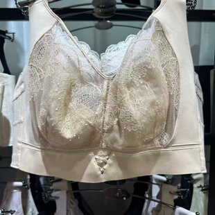 轻奢全罩杯调整内衣薄上托收副乳显小防下垂外扩文胸大码内衣CD杯