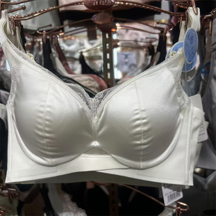 博尔爽69118无钢圈小胸文胸AB杯透气中厚杯光面性感聚拢三扣内衣