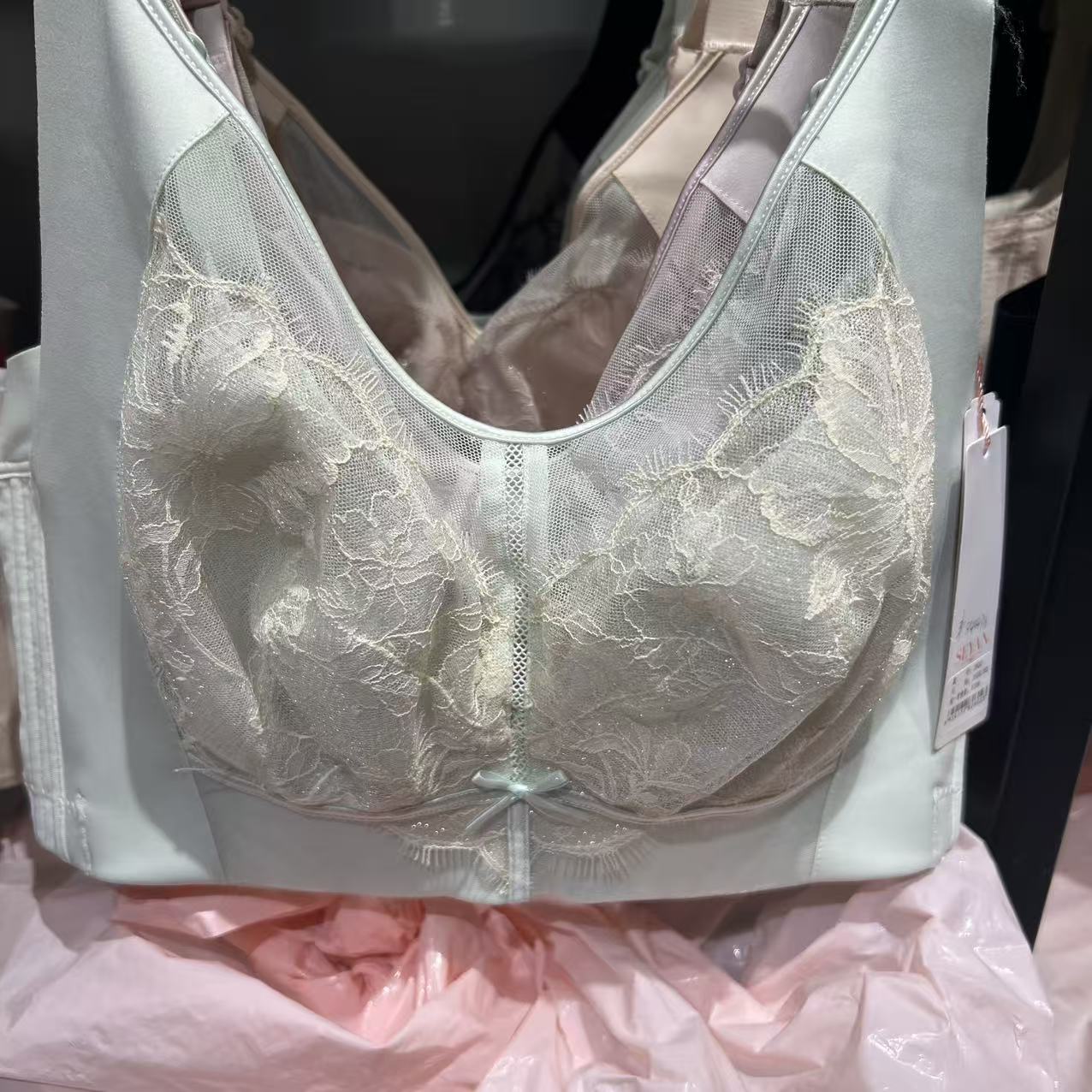 色宴2602大码内衣女士软钢圈上托收副乳DE杯大胸显小全罩杯文胸薄
