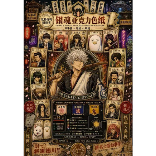 清辞文创银魂全亚克力色纸2弹全套上新