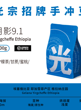 光宗豆号 【招牌】埃塞俄比亚 月影9.1 手冲咖啡豆 可做挂耳