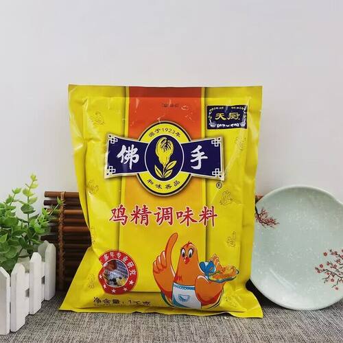 上海冠生园佛手鸡精1kg炒菜提鲜替代味精调味品佛手味精1000g家用
