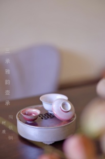 名道堂 景德镇 陶瓷壶 承陶、银、铜,一器三承,藏尽茶事雅韵