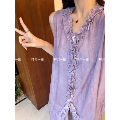 （上衣合集）绵绸上衣开衫升级版宽松透气夏季设计感大码气质复古