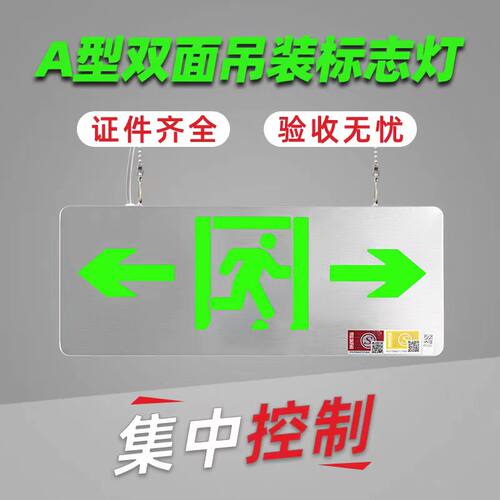 井伦A型应急照明集中电源集中控制消防联动智能疏散指示标志灯