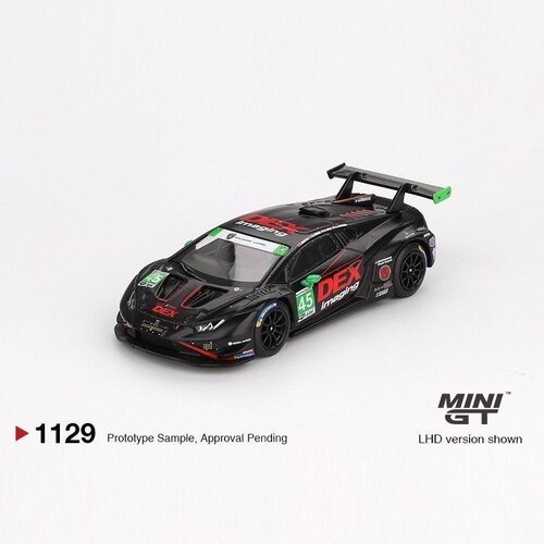MINIGT1129 兰博基尼飓风小牛GT3EVO2戴通纳2024黑色64合金车模