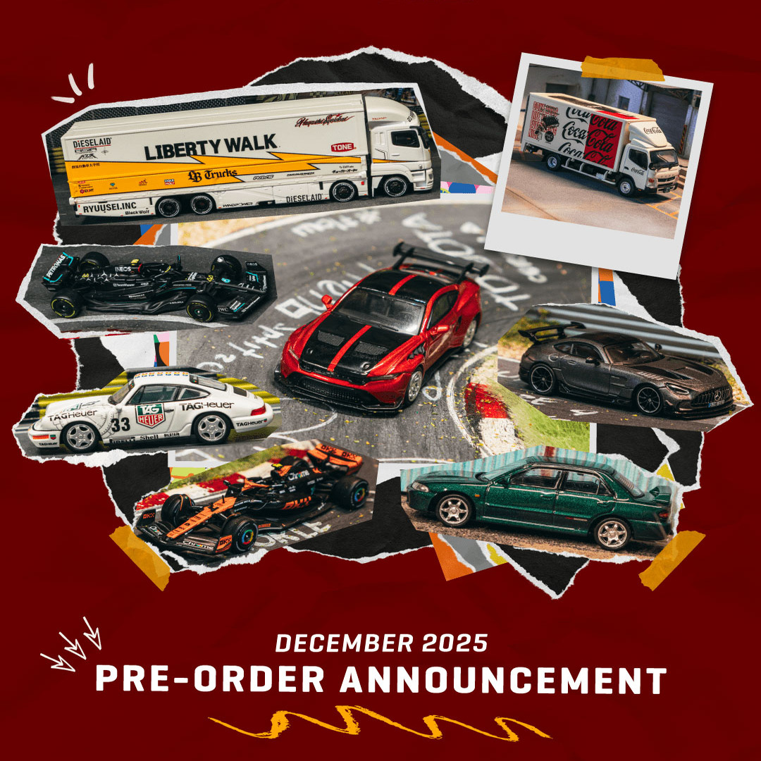 Tarmac Works 1:64 11.24奔驰F1迈凯轮F1奔驰AMG福特合金静态模型