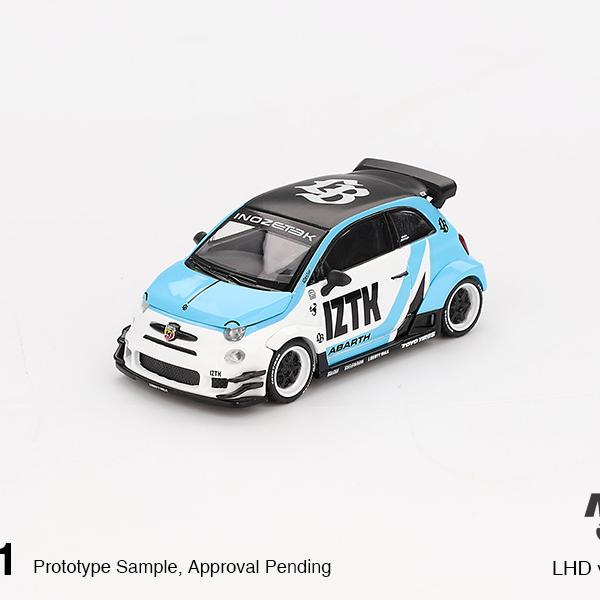 MINIGT 1/64 1051Abarth 595 Abas Works IZTK合金静态模型
