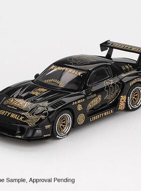 MINIGT 1/64 1101超级剪影RX-7SILVIA GARASIDRIFT合金静态模型