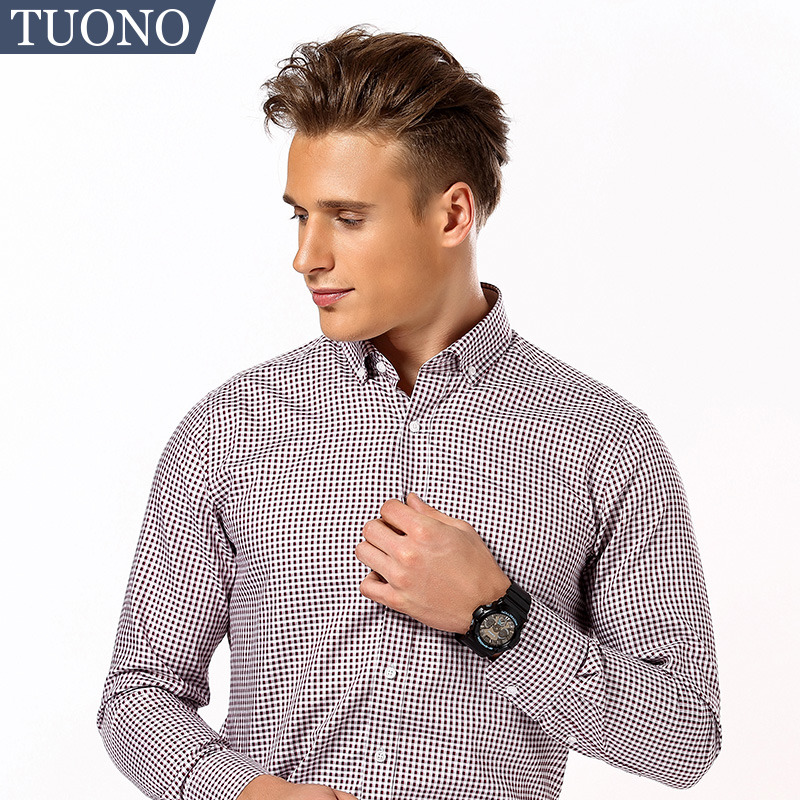 tuono托诺春秋季男士长袖衬衫