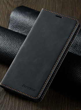 Forwenw适用Pixel6手机壳钱包插卡皮套谷歌Pixel 6Pro全包翻盖保护套肤感对吸皮壳