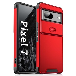 适用谷歌6A手机壳Pixel7/8Pro铠甲手机壳8A肤感二合一硬壳红米note13 4G国外版防摔壳5G推窗保护套