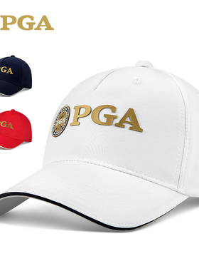 PGA高尔夫男士球帽 防晒运动帽 可调大小 吸汗内里透气舒适205011