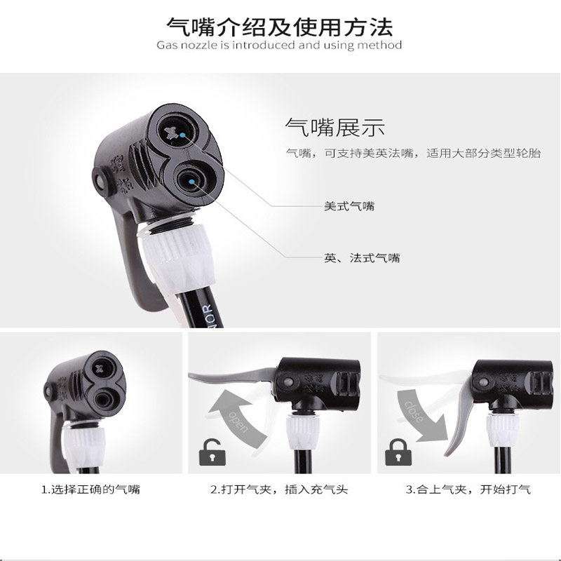 Pompe à vélo DOMNT - Ref 2389255 Image 3