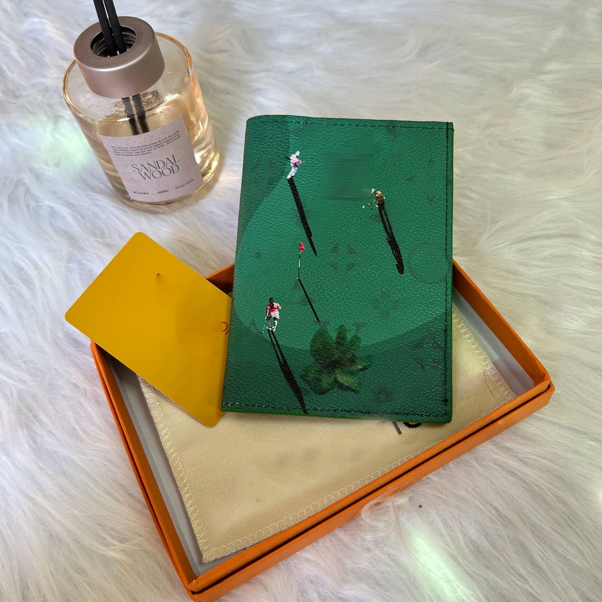 thumbnail for Limited card holder graffiti card slot print men's and women's super handsome ins exquisite design universal storage ultra-thin passport bag