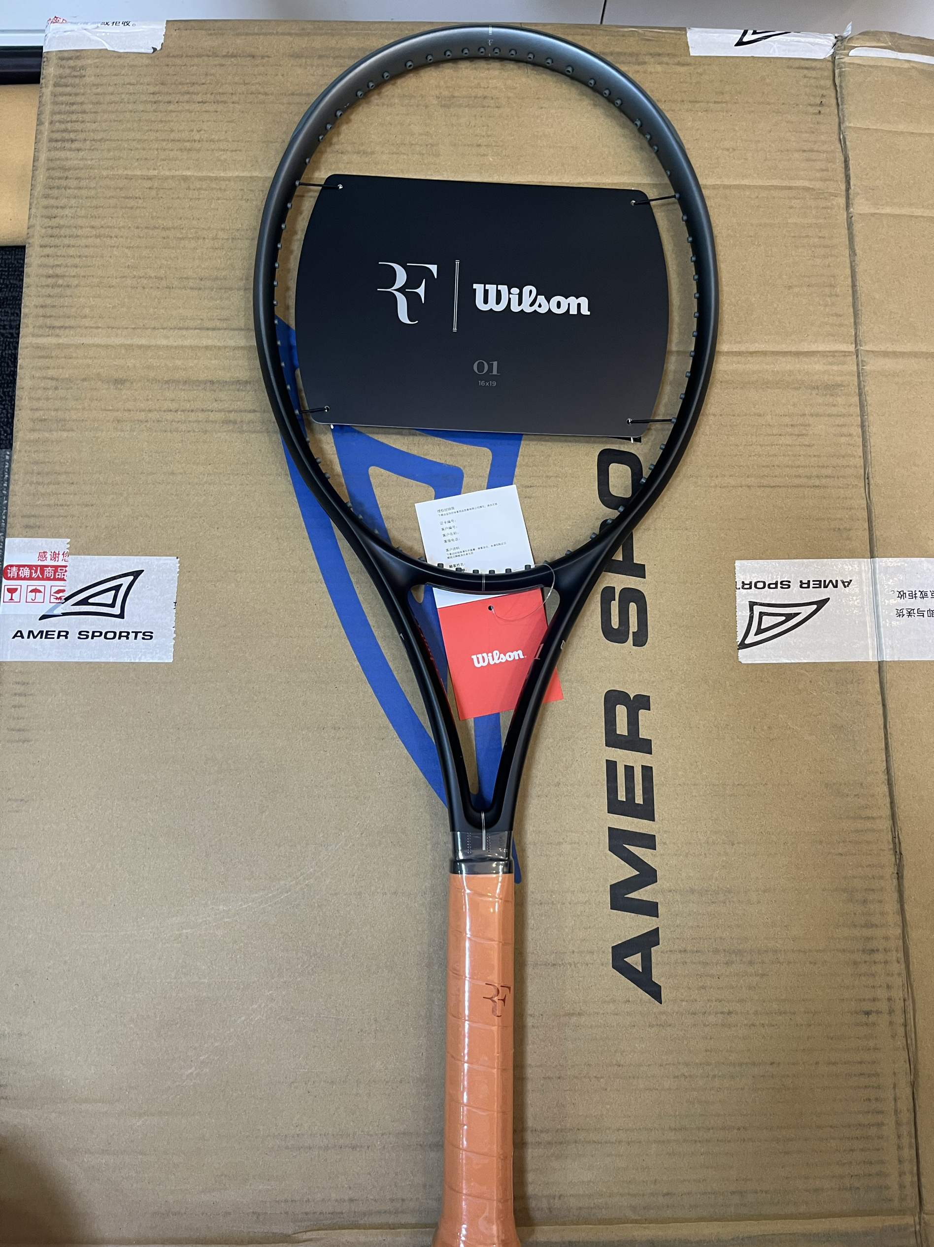 Wilson威尔胜RF01系列网球拍费德勒专业拍24新款小黑拍初学者300g