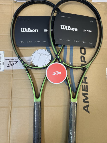 Wilson威尔胜网球拍blade V8男女全碳素极光专业网球拍 萨巴仑卡