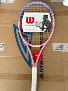 Wilson威尔胜女子网球拍落日紫全碳素一体初学进阶拍大学生264克