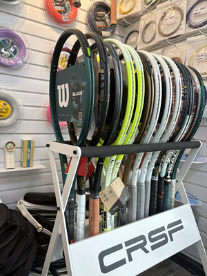 大喜网球拍专业穿线服务更换内柄皮穿线师联合会CRSF认证异地邮寄