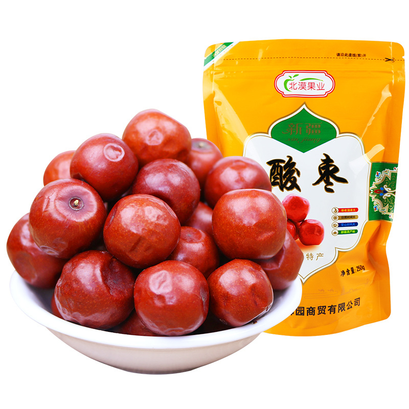 北漠果业新疆小酸枣原味特产沙枣甜酸山枣袋装好睡眠助眠小零食