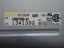 TEAC FD-235HF 6529-U5 5510-00 跳线软驱