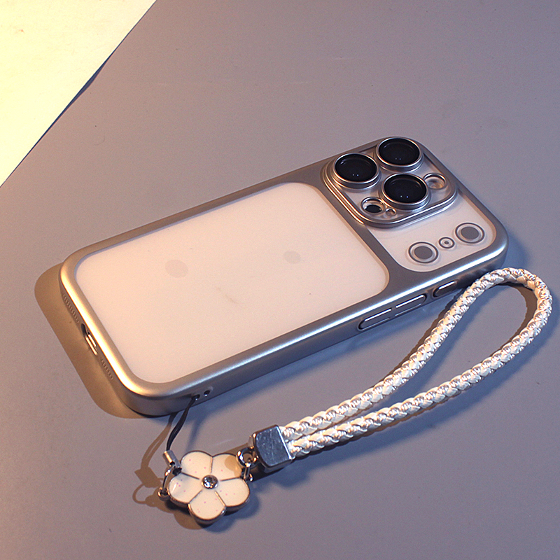 简约纯色磁吸壳适用于苹果手机壳