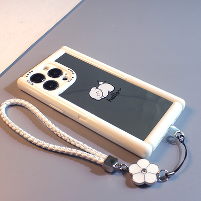 小狗兔子苹果15硅胶软卡通保护套